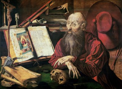 St. Jerome by Marinus van Roejmerswaelen
